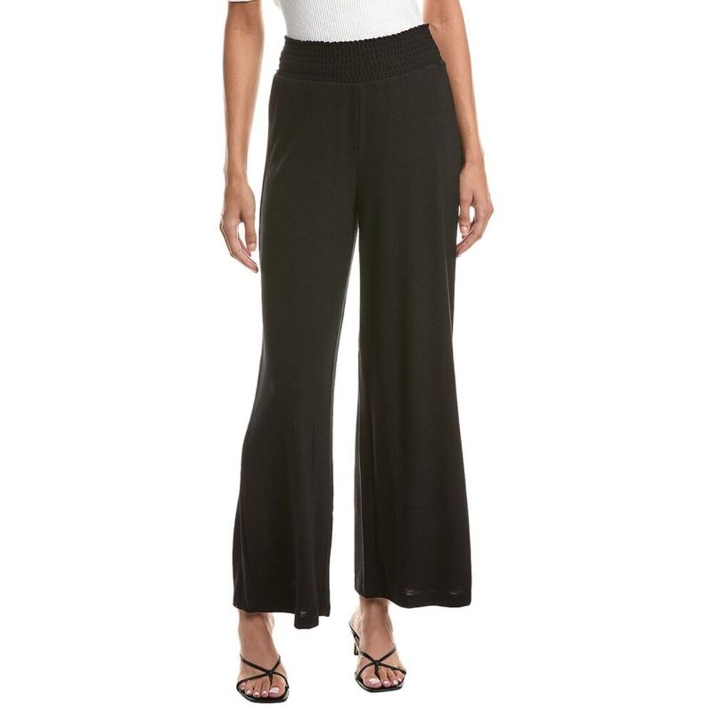 Michael Stars Womens Ozzie Wide Leg Pant, Black